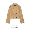 Kaslead New Women Clothes Western Style Fashion Short Trench Coat Jacket 3046257 704