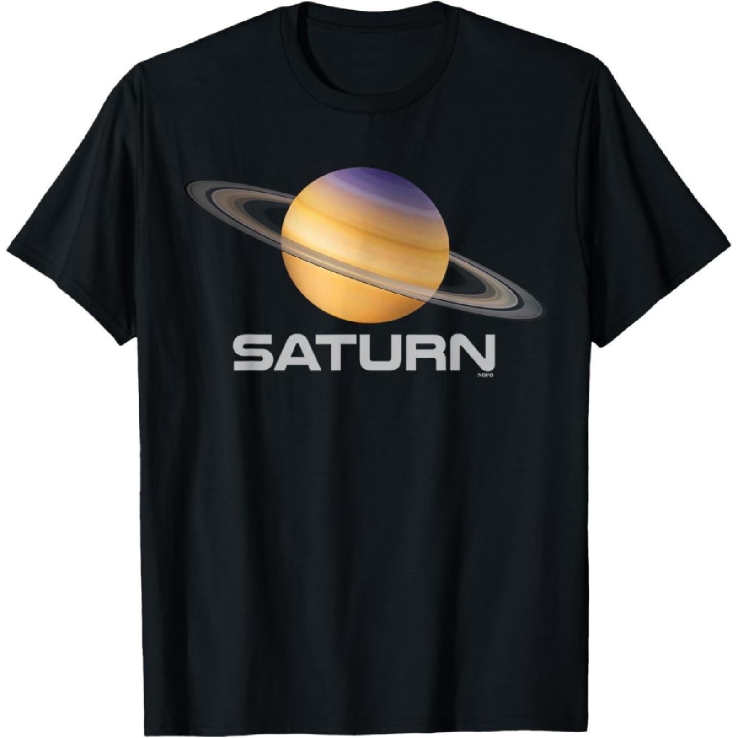 

Saturn Solar System Planet T-Shirt XXXXXL чорний