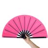 Chinese Folding Fan Solid Colour Comfortable Grip Smooth Opening Closing Tai Chi Fan Elegant Classical Dance Accessory