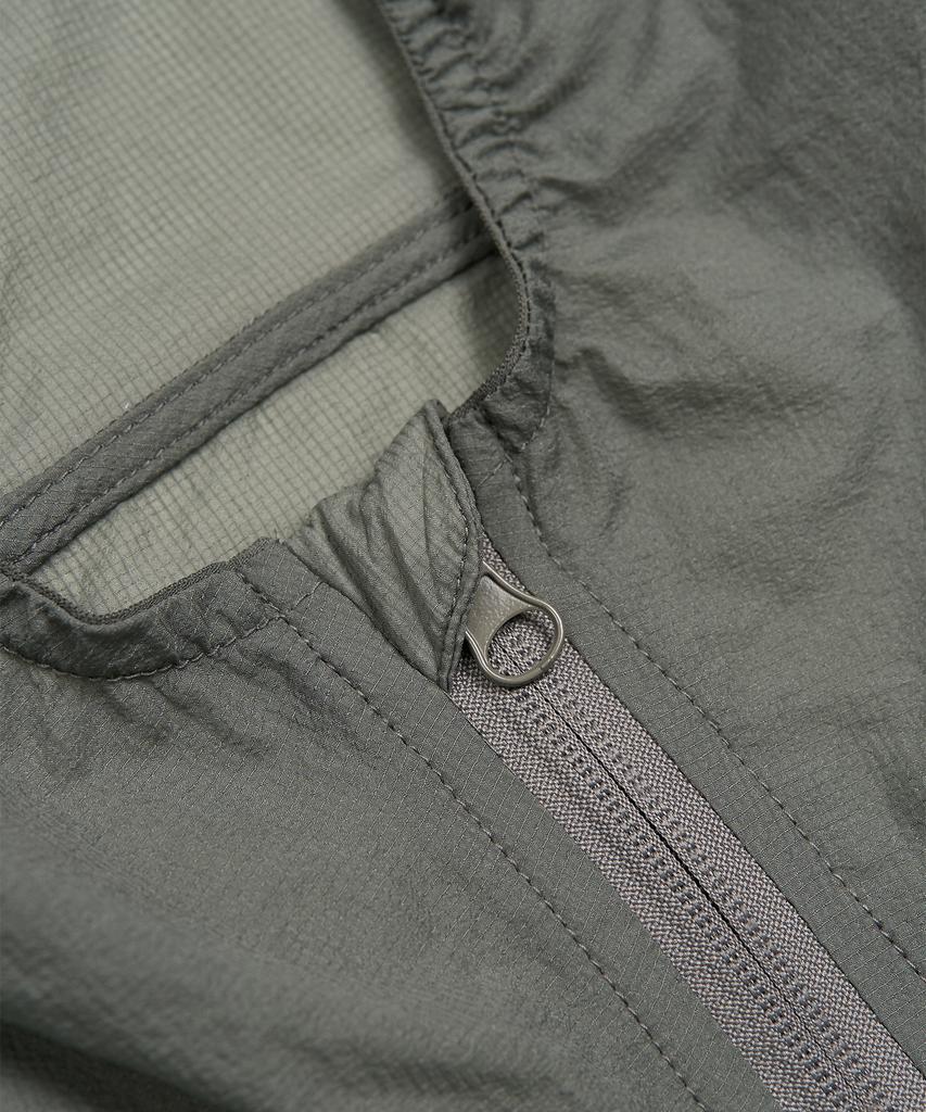 Toffee [Summer Fabric] Ripstop Sheer Windbreaker Jacket (Sage Grey)