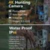 Lovecká stezka kamera vodotěsná stezka pro divoká zvířata detektor sledování stezky infračervená noční vidění 4k HD lovecké vybavení