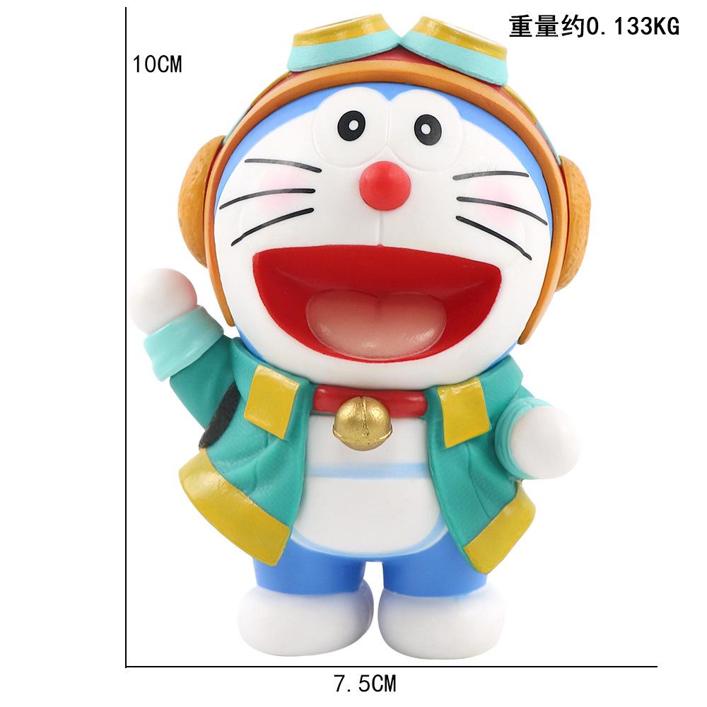 Anime Doraemon Action Figure Ornament Cute Desktop Decoration Charm Toys Kawaii Model Doll Children Friends Xmas Gift