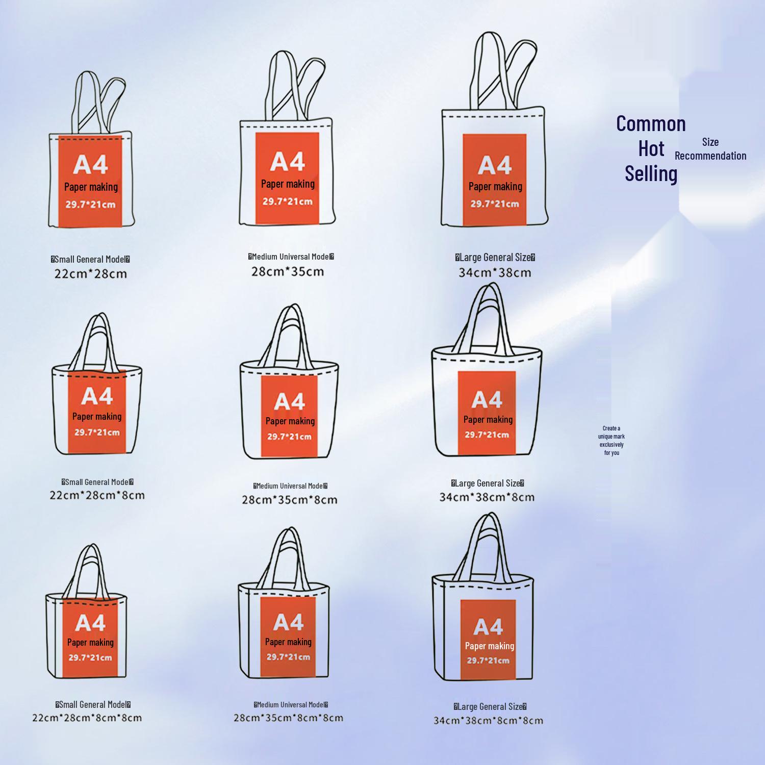 Eco-friendly Custom Canvas Tote Bag with Logo - Rush Order Available