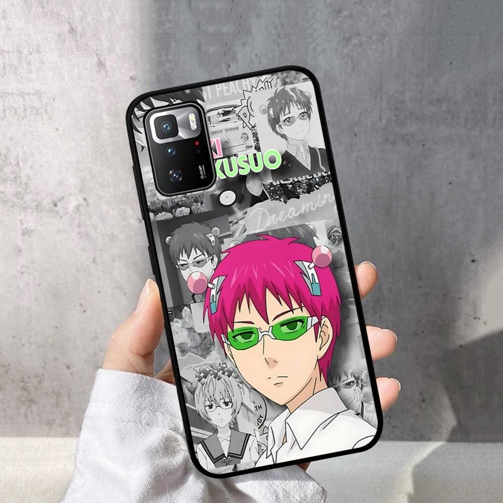 Saiki Kusuo No Psi Nan Phone Case For Redmi Note 4 X 5 A 6 7 8 T 9 9S 10 11 11S 11Epro Poco M3 Pro