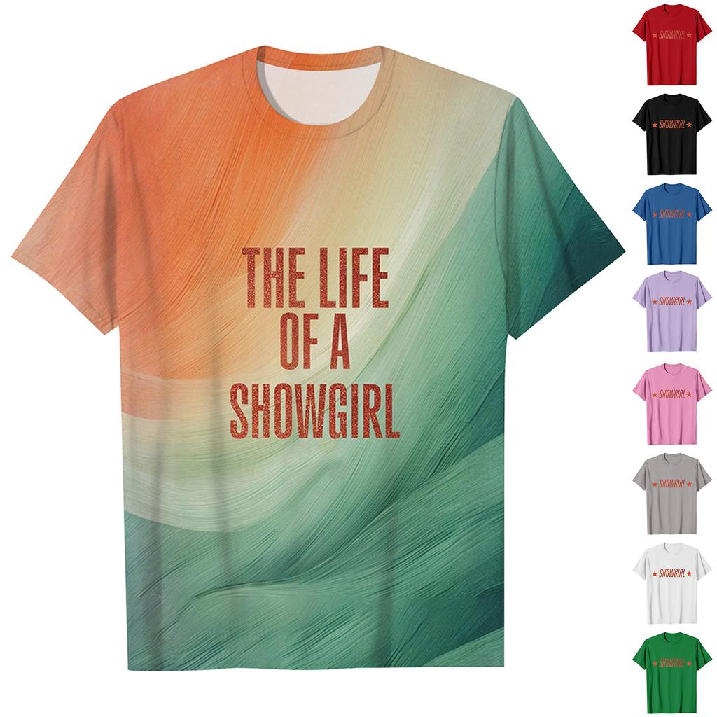 Children's casual letter print short-sleeved top T-shirt
