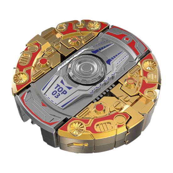 Transforming Robot Dinosaur Spinner Toy Stress Anxiety Relief Simulated Dino Spinning Toy Kids Teens Adults Fingertip Gyroscope Fidget Toy