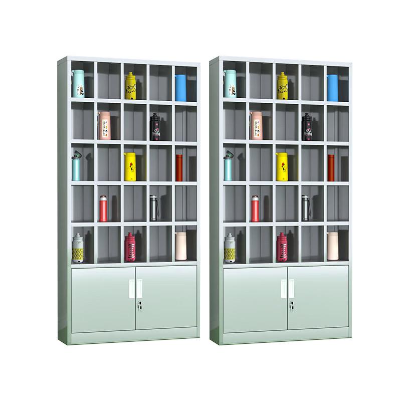25-Slot Stainless Steel Cup Cabinet