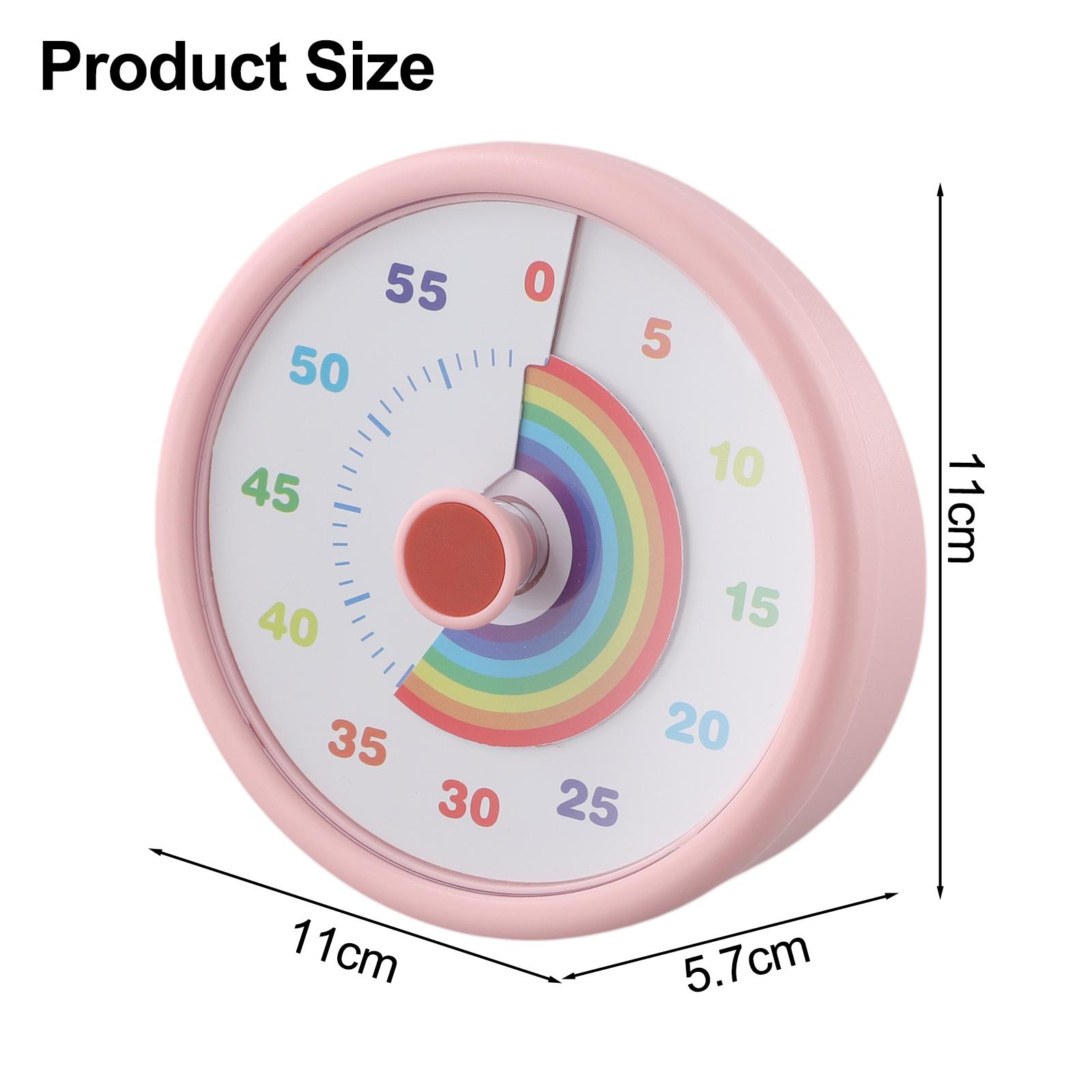 

Aesthetic Visual Learning Tool 60 Minutes Countdown Timer for Children розовый