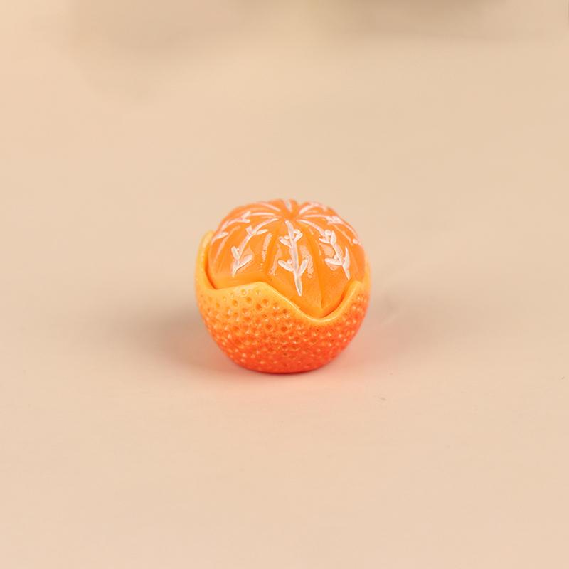 1:6/1:12 Dukkehus Mini Oransje Modell Mat Lek DIY Kjøkken Supermarked Dekor