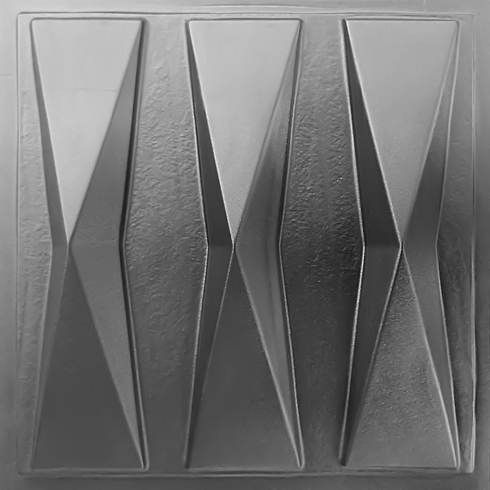 Plastic mold for the manufacture of 3d panel "Marshmalloy"(3D mold for decorative wall panels for gypsum and concrete) Wall decor.