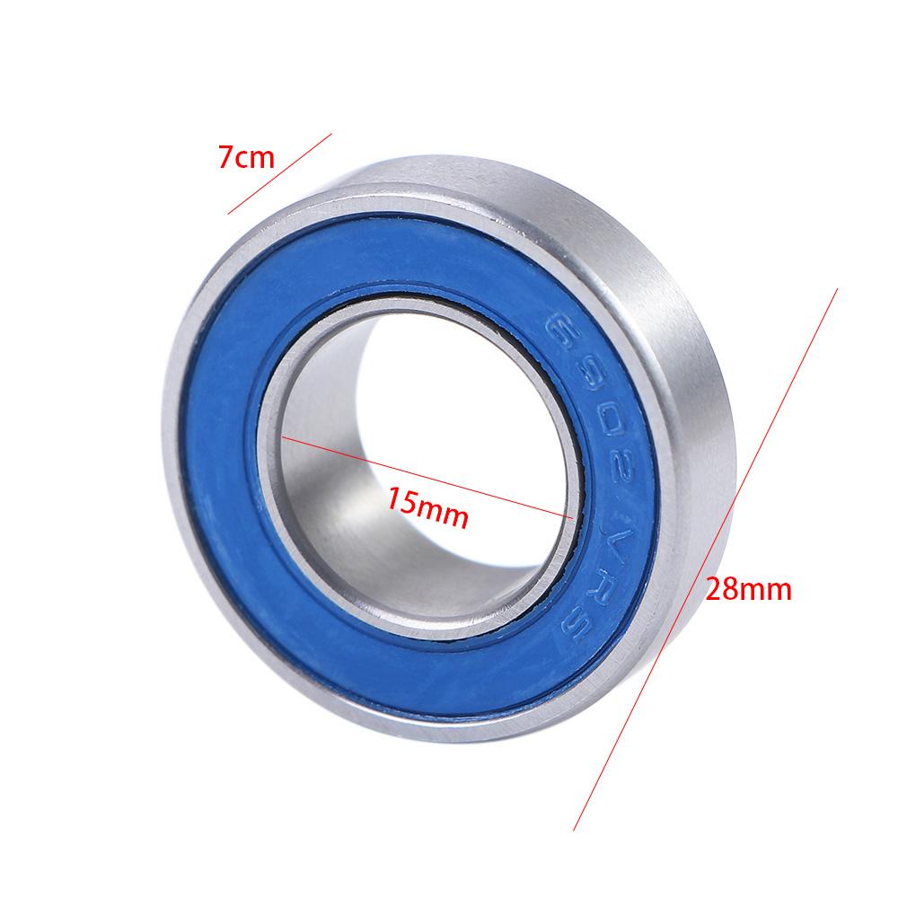6902 VRS MAX Lager 15*28*7mm ( 4 STÜCK ) Fahrradbolzen Blau Versiegelt mit Fett 6902LLU Kartusche Volle Kugellager