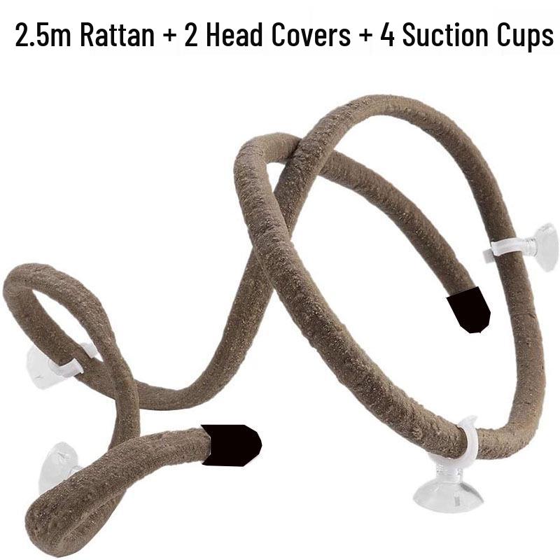 Reptile Hammock & Climbing Vine for Terrariums: Ideal for Geckos, Bearded Dragons, and Lizards - Artificial Plant Decoration