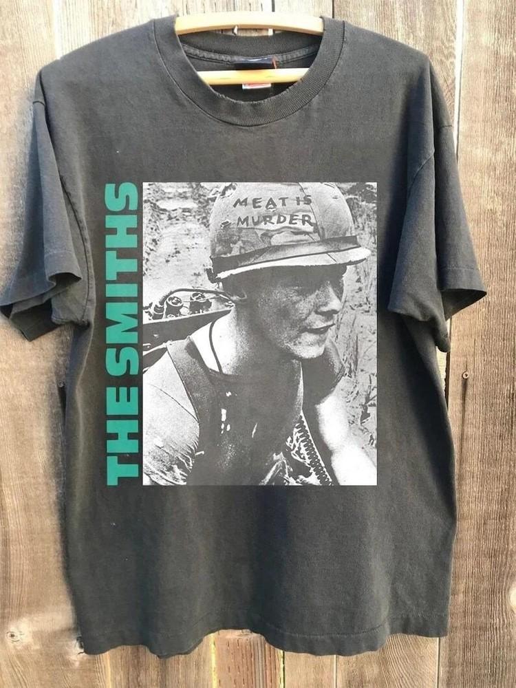 The Smiths Meat Is Murder Charcoal 90s Classic Style Men Women S-5XL Unisex T-Shirt