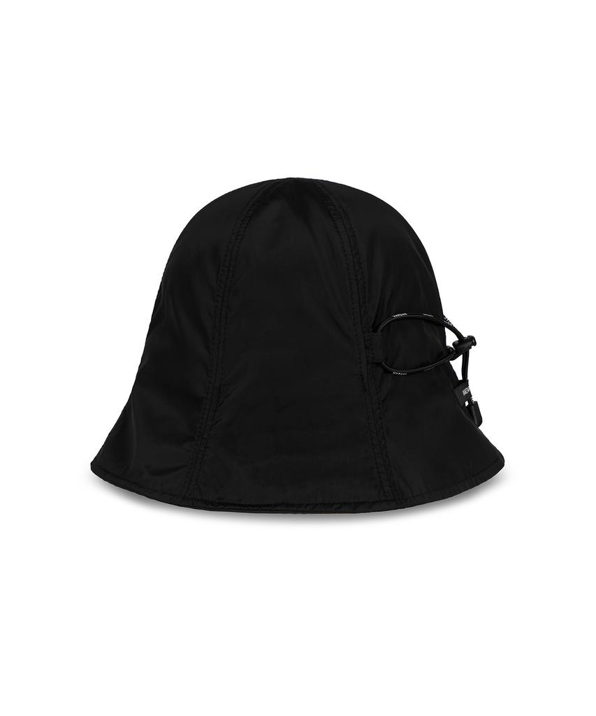 Bajal Varzar Label String Bucket Hat Black