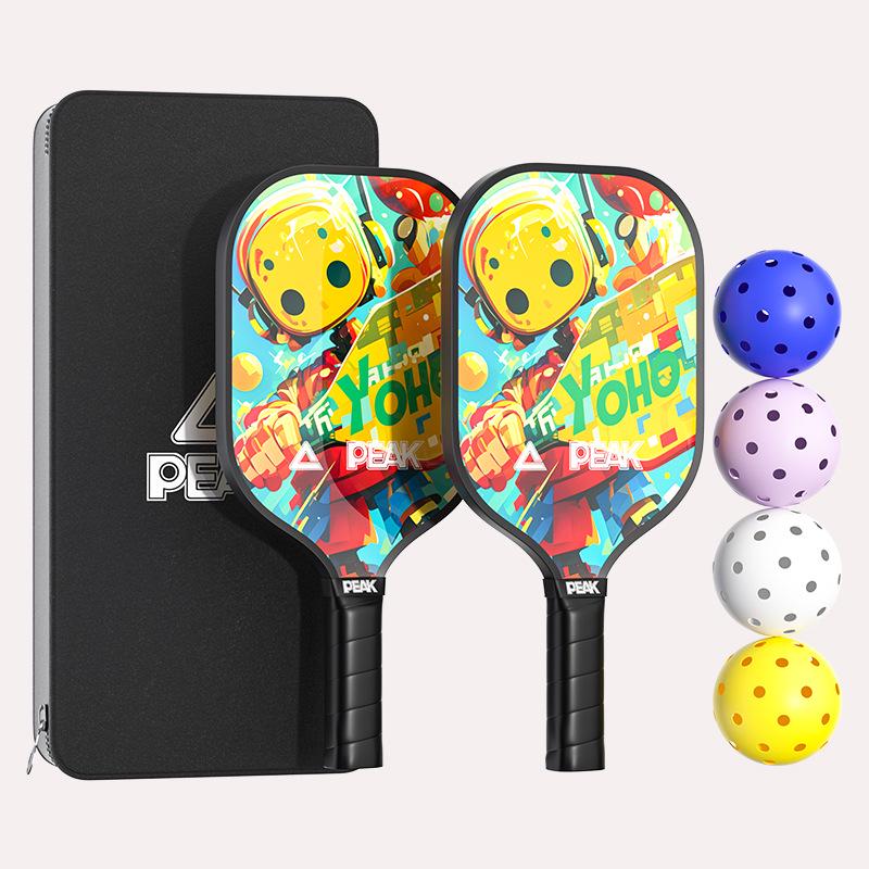 Peak Fiberglass Pickleball Racket for Adults & Kids - Professional Grade