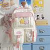 Schoolbag new schoolbag fresh and sweet high value dopamine transparent pain bag Japanese ins junior high school student backpack