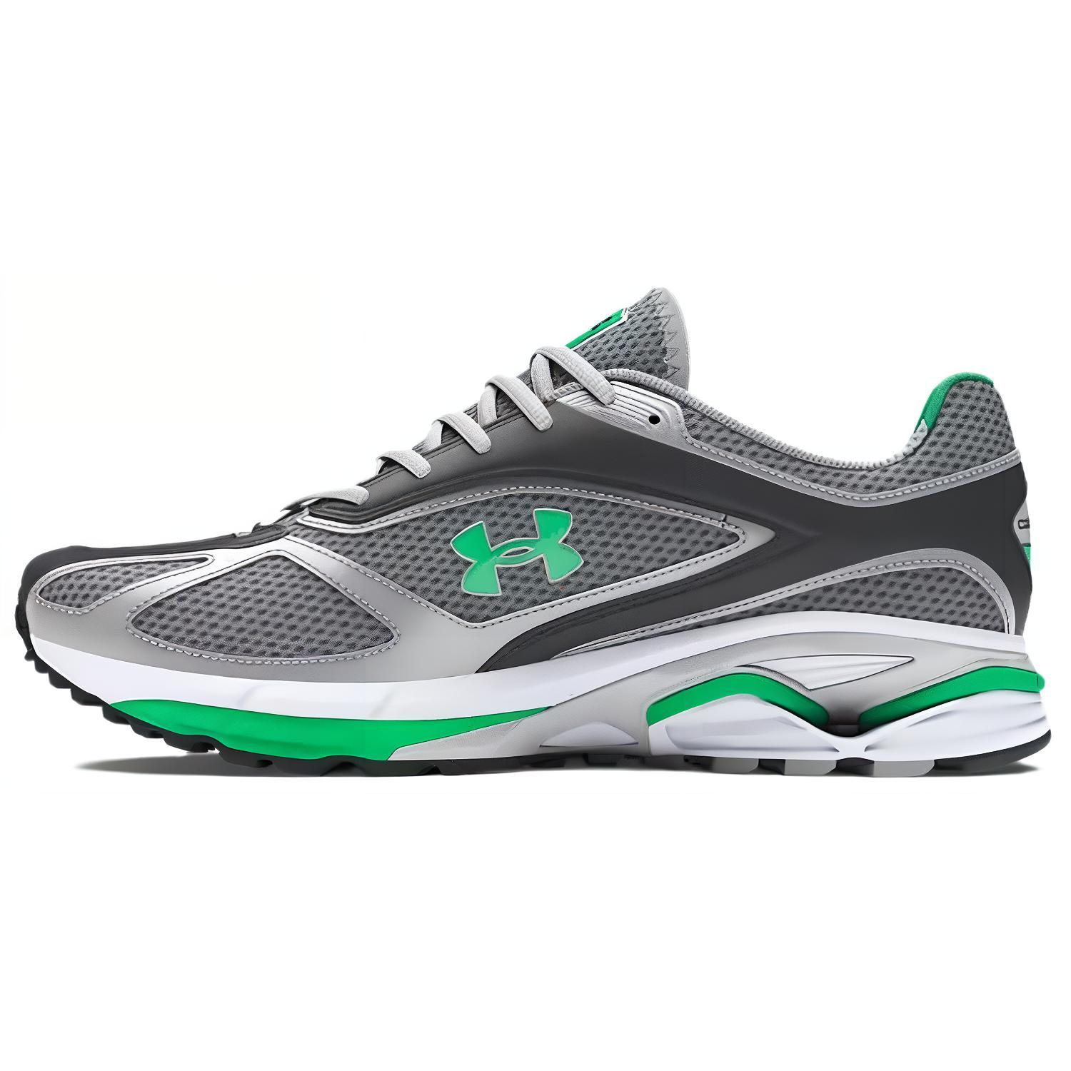 Under Armour HOVR Apparition Titan Gray Green Unisex 3027595-101 42.5