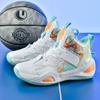 2025 Summer New Youth Thick-soled High-top Mandarin Duck Basketball Shoes Men's and Women's Same White Shoes Men's Casual Sports Shoes