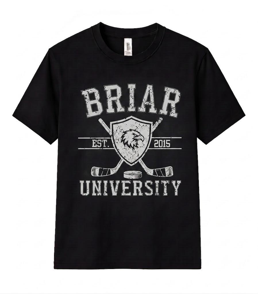 Briar U Hockey Shirt Vintage University Unisex T Shirt College Oversize Tee Unisex T-Shirt XXXXL
