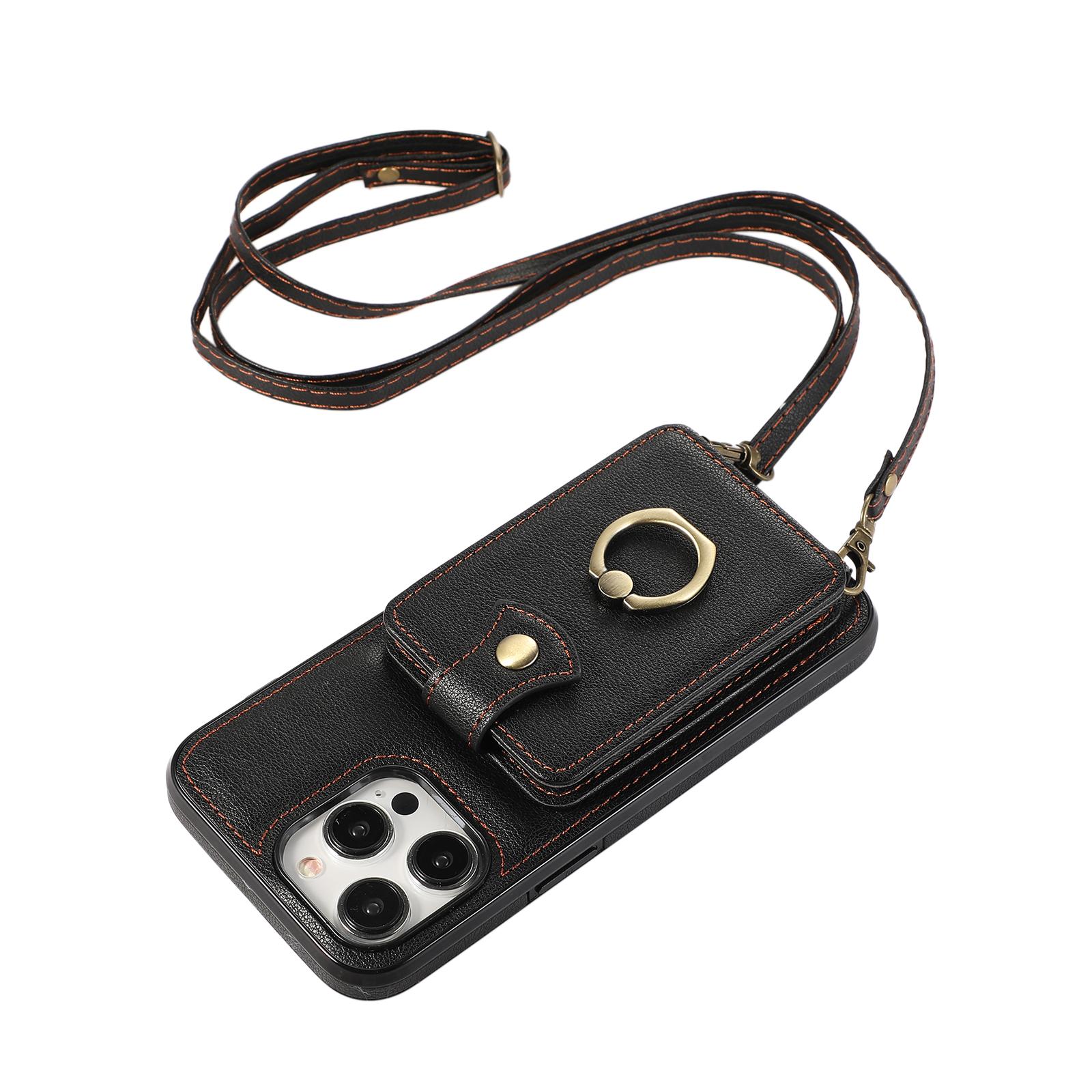 

Чехол-кошелек с держателем для карт и кольцом для iPhone 15 14 Plus 13 12 Mini 11 Pro XS Max XR XS X 7 8 SE, противоударный чехол For iPhone 13