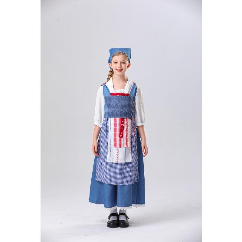 

Литература и искусство для родителей и детей, платье в стиле ретро, придворный стиль, фартук, пасторальная юбка 150