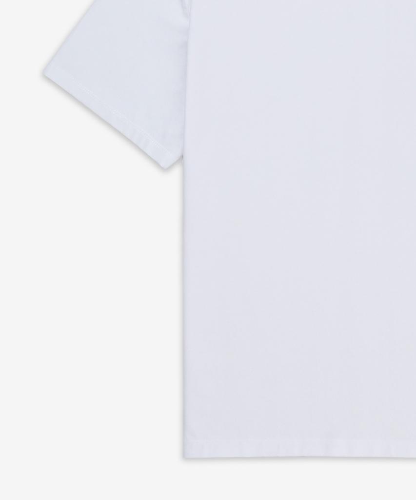 Akeuneseutyudio Face Logo Short Sleeve T-Shirt - Optic White / Cl0309183