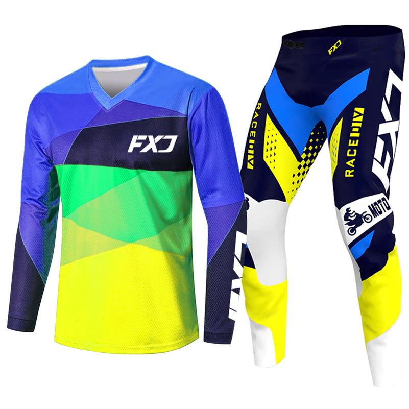 Motocross-Ausrüstungsset für Kinder 4 5 6 7 8 9 10 11 12 13 Jahre Jugend Kind Motorrad Junge Mädchen Jersey Hose Kits Rennanzug Offroad Enduro MX MTB