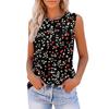 Women's Tank Tops 2025 Loose Fit High Neck Summer Top Dressy Casual Sleeveless Shirts With Pocket