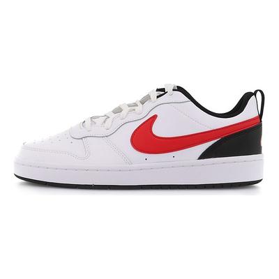 Court Borough Low 2 GS White University Red Kids Sneakers Black BQ5448-110