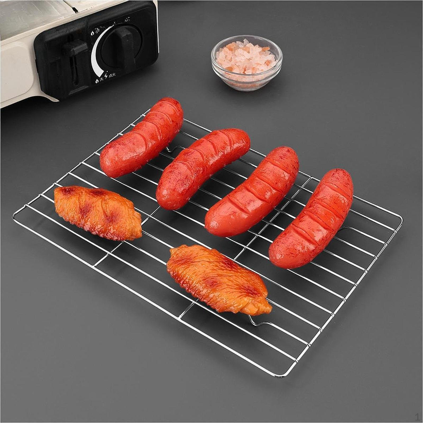 Baking Cooling Rack Draining Sturdy Heavy Duty Rustproof 9 x 6.5 Stainless Steel Wire for