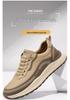 Men's Lightweight Breathable Dad Shoes - Soft Sole Casual Running Sneakers for Spring/Autumn 2025