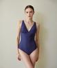 Habeumong Triangle Point Swimsuit Navy