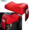 Red PU Memory Foam Center Console Armrest Box Cushion Pad Cover Mat For Car SUV