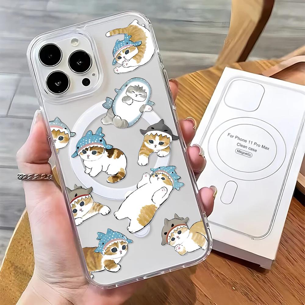 Magnetiskt telefonfodral för iPhone 11 12 13 iPhone 13 14 15 Pro 15 16 Pro Max Samsung A15 A16 A25 A26 A55 A56 S25 S24 S22 S23 Ultra S25 Edge