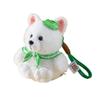 Palm Treasure Arctic Fox & Seagull Plush Keychain Charms - Cute Backpack Accessories & Birthday Gifts