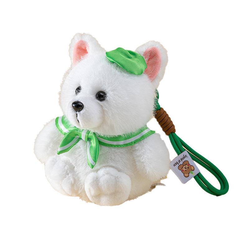Palm Treasure Arctic Fox & Seagull Plush Keychain Charms - Cute Backpack Accessories & Birthday Gifts