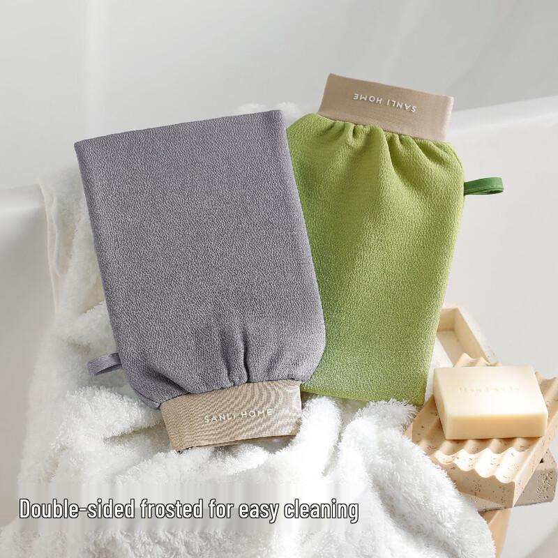 Sanli 10A Antibacterial Exfoliating Bath Mitt
