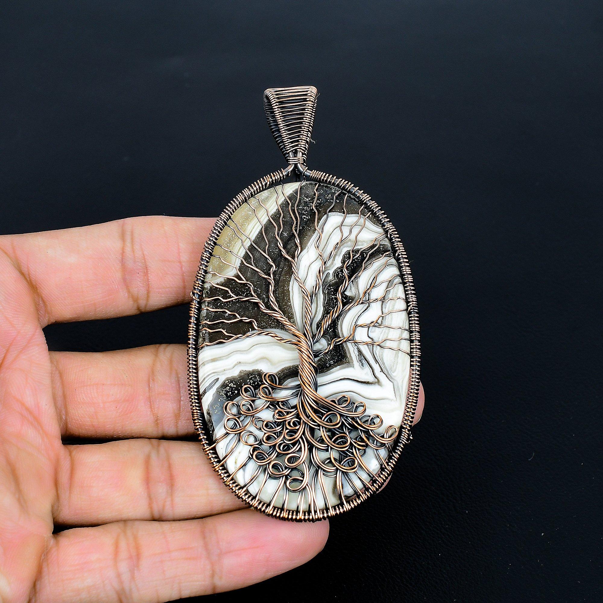 

Подвеска из мистического агата, Подвеска с оплеткой из медной проволоки 999 пробы, Драгоценные украшения из камней, Подвеска ручной работы, Удивительные украшения, Подарок для нее 3.94 Inches