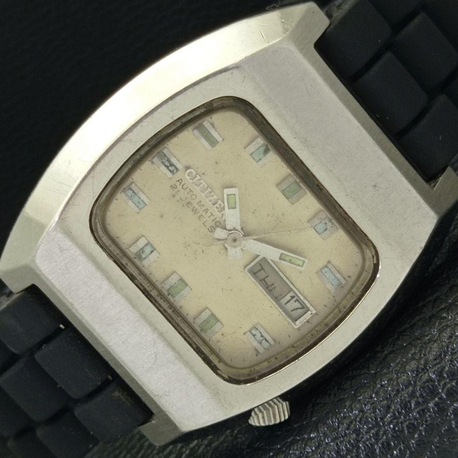 

Б/У МУЖСКИЕ СТАРЫЕ РЕДКИЕ ЧАСЫ CITIZEN JAPAN АВТОМАТИЧЕСКИЕ ОРИГИНАЛЬНЫЕ ЦИФЕРБЛАТНЫЕ a425221-2 R1024b-a425221