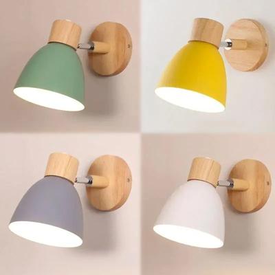 Lampa ścienna LED Macron Home Dekoracyjne światło do sypialni, szafki nocne, salon, gabinet, korytarz, wnętrze, nordycka prosta dekoracja, kinkiet