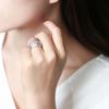 Fashion Women's Ring - Dual-color Interwoven Net Zirconia Jewelry Ring