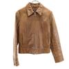 Chaqueta de cuero de búfalo M Marrón Mujer Usado