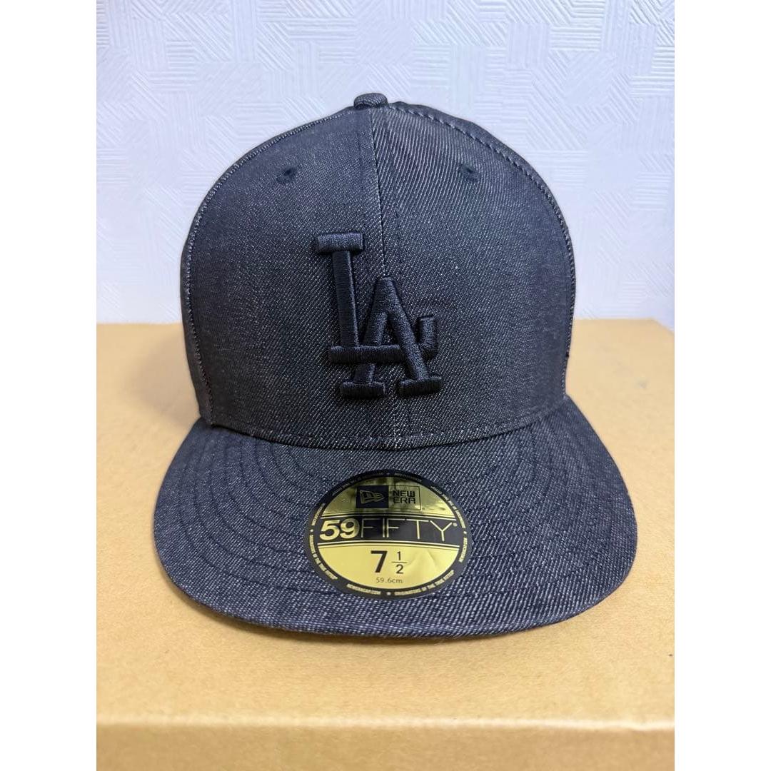 Used NEW ERA 59FIFTY Denim Cap 7 1/2 59.6cm