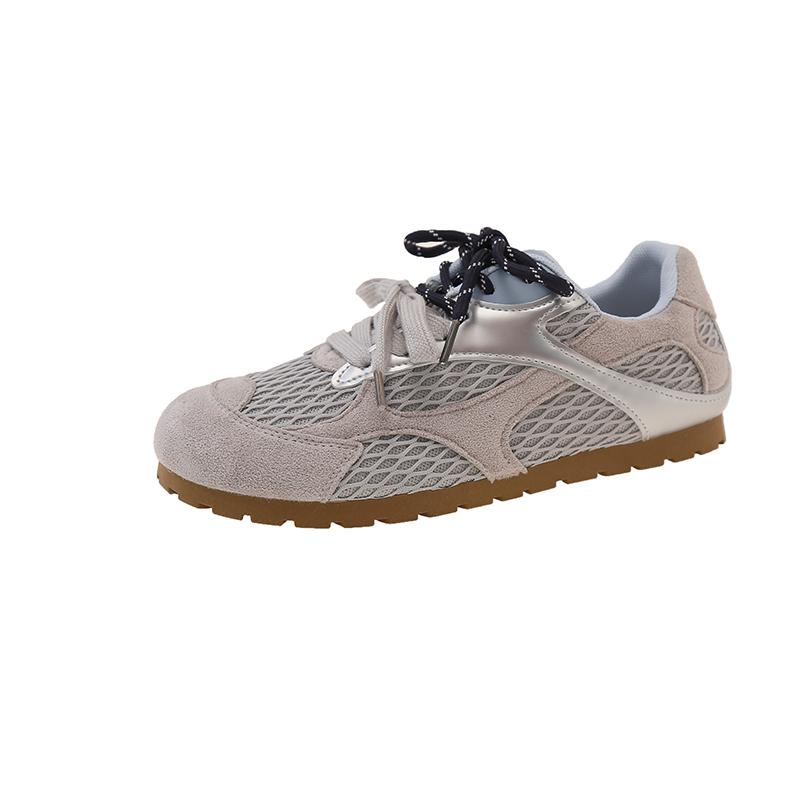 Fashion 2025 NEW Retro Simple, fashionable and versatile Shoes Breathable Mesh Sporty Casual Shoes Summer Versatile  Rubber Bottom