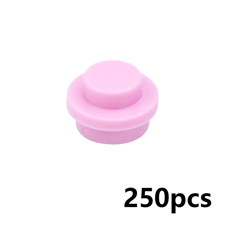 250 ks MOC Skládací dílky 4073 6141 15570 Deska Kulatá 1x1 Bod DIY Stavebnice 1*1 Figurky Lampy Cihličky Hračka pro děti