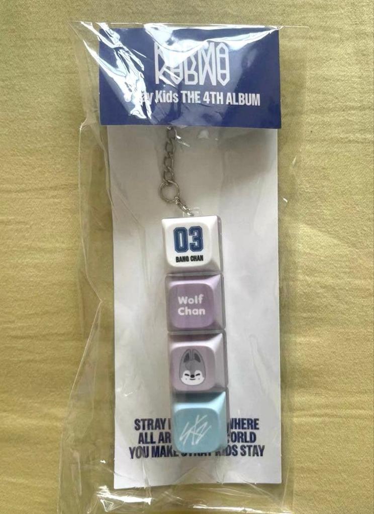 [USED] Straykids Bang Chan KARMA Pop-up Exclusive Keychain
