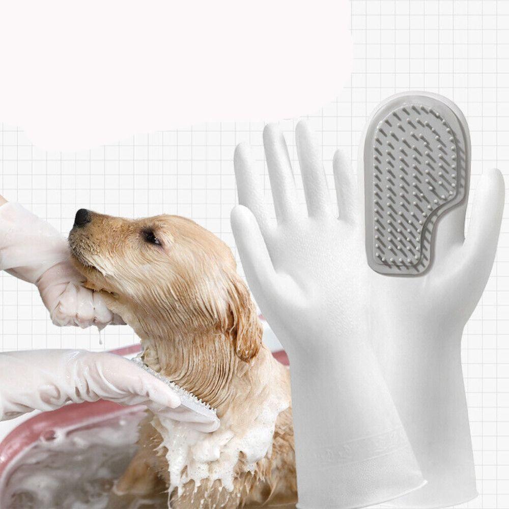 

Cleaning Tools Pet Silicone Bath Gloves Silicone Pet Grooming Glove New Pet Massage Gloves