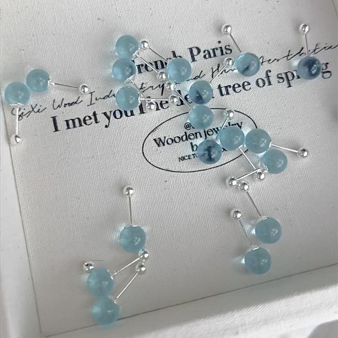 

Серьги-пусеты с аквамарином: Бестселлер 2025 | Высококлассный дизайн с винтовой задней крышкой для повседневной универсальности