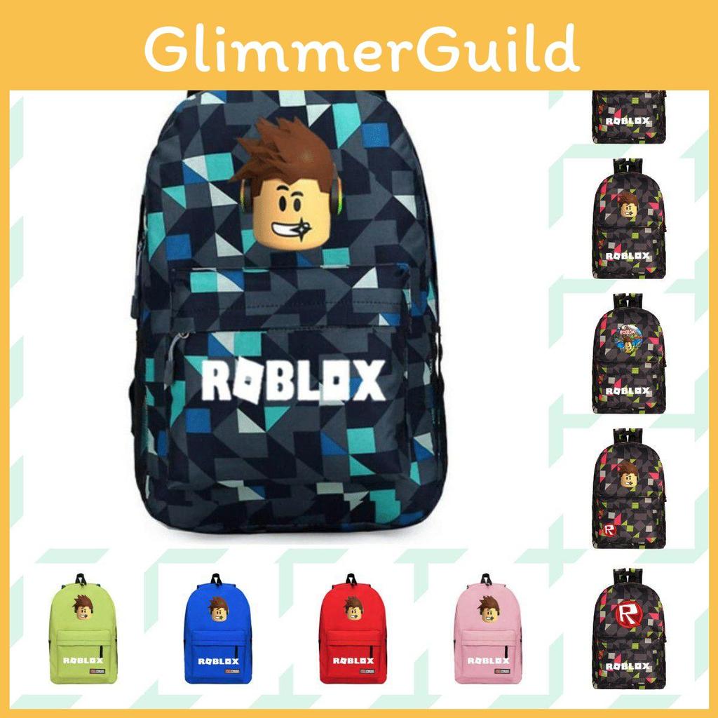 Stylish Roblox Plaid Backpack For Cool Students
