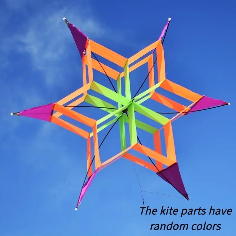 Beautiful 3D Lotus Flower Kite for Kids & Adults Easy To Carry with Flying Line Outdoor Toy for Picnic Beach Park Travel Boys